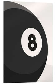 Acrylglasbild Billard - 8 - athlete.art