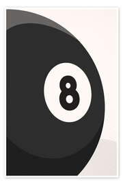 Wandbild Billard - 8 - athlete.art