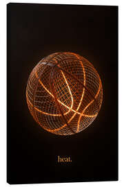 Leinwandbild Basketball - Heat - athlete.art