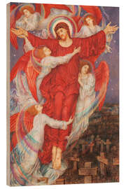 Holzbild Das Rote Kreuz - Evelyn De Morgan