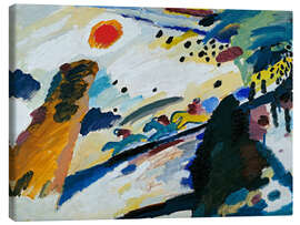 Leinwandbild Romantische Landschaft - Wassily Kandinsky