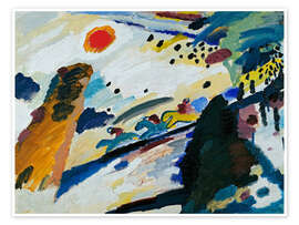 Wandbild Romantische Landschaft - Wassily Kandinsky