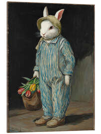 Acrylglasbild Der Hase, der den Frühling brachte - DejaReve