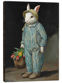 Leinwandbild Der Hase, der den Frühling brachte - DejaReve