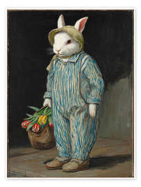 Poster Der Hase, der den Frühling brachte - DejaReve