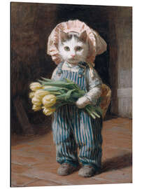 Alubild Das stille Geschenk der Tulpen - DejaReve