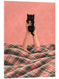 Cuadro de metacrilato In Bed With The Cat