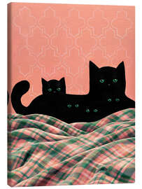 Leinwandbild Five Black Cats - Kidz Collection