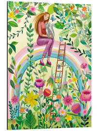 Aluminium print Rainbowcatgirl - Mila Marquis