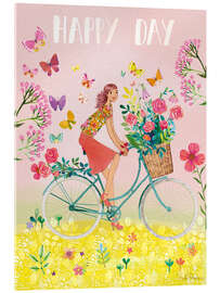 Acrylglasbild Sommerfahrrad - Mila Marquis