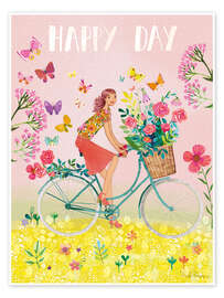 Poster Sommerfahrrad - Mila Marquis
