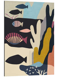 Alubild Formen des Meeres - ThingDesign