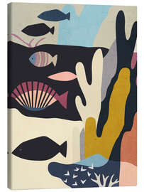 Canvas print Shapes of the Sea - ThingDesign