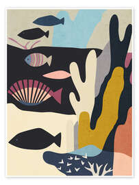 Poster Formen des Meeres - ThingDesign