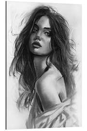 Tableau en aluminium Between Breath and Shadow - Denny Stoekenbroek