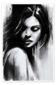 Wandbild Schleier des Schweigens - Denny Stoekenbroek