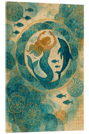 Acrylglasbild Tanz mit dem Delfin - Sabine Wagner