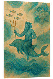 Hartschaumbild Poseidons Reise - Sabine Wagner