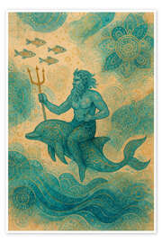 Wandbild Poseidons Reise - Sabine Wagner