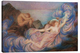 Leinwandbild Dämmerung - Evelyn De Morgan