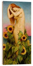 Holzbild Clytie - Evelyn De Morgan