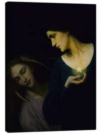 Leinwandbild Night und ihre Tochter Schlaf - Mary Macomber