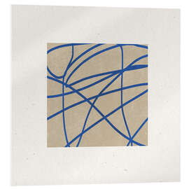 Acrylglasbild Blue Web Dance - The MIUUS STUDIO