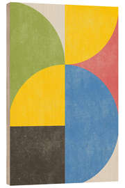 Holzbild Retro Shapes - The MIUUS STUDIO