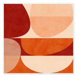 Poster Autumn Mid Century Earthy II - Ana Rut Bre