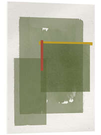 Tableau en verre acrylique Layered Serenity - The MIUUS STUDIO