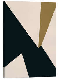 Leinwandbild Geometric Shapes With Contrasting Colours - Little Dean