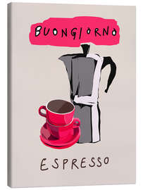 Leinwandbild Buongiorno espresso - Cartissi