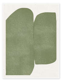 Wandbild Emerald Echoes - The MIUUS STUDIO