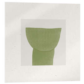 Acrylglasbild Verdant Tranquility - The MIUUS STUDIO