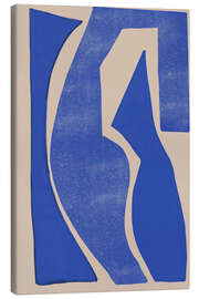 Leinwandbild Blaue geometrische Formen - The MIUUS STUDIO