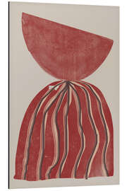 Print på aluminium Crimson Silhouette - The MIUUS STUDIO