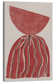 Leinwandbild Crimson Silhouette - The MIUUS STUDIO