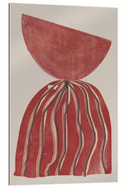 Tableau en plexi-alu Crimson Silhouette - The MIUUS STUDIO