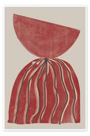 Wandbild Crimson Silhouette - The MIUUS STUDIO