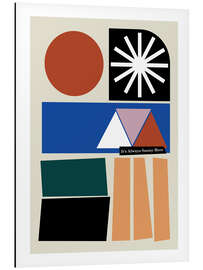 Print på aluminium It's Always Sunny Here Greige - Frances Collett