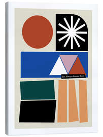 Leinwandbild It's Always Sunny Here Greige - Frances Collett