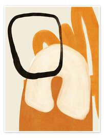 Wandbild Apricot Forms - Ana Rut Bre