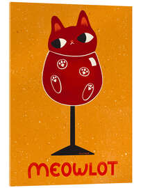 Acrylglasbild Meowlot - Carrie Cantwell