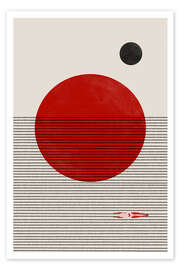 Wandbild Floating Horizons - The MIUUS STUDIO