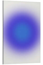 Tableau en aluminium Violet Aura Burst - The MIUUS STUDIO