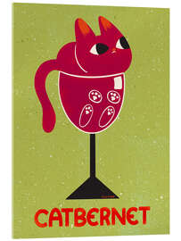 Acrylglasbild Catbernet - Carrie Cantwell
