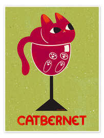 Wandbild Catbernet - Carrie Cantwell