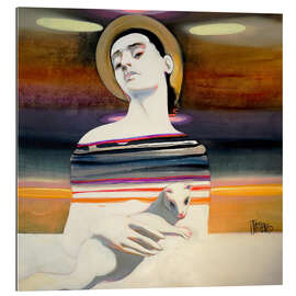 Tableau en plexi-alu Lady With Ermine - Victor Tkachenko