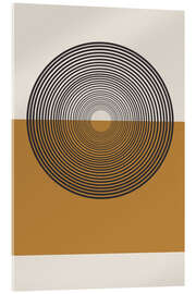 Acrylglasbild Concentric Reflections - The MIUUS STUDIO