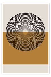 Wandbild Concentric Reflections - The MIUUS STUDIO